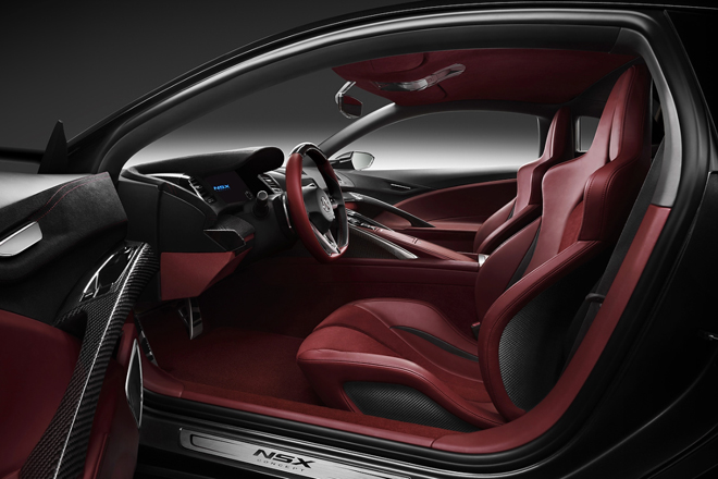 アキュラnsx インテリアを公開 Autocar Japan
