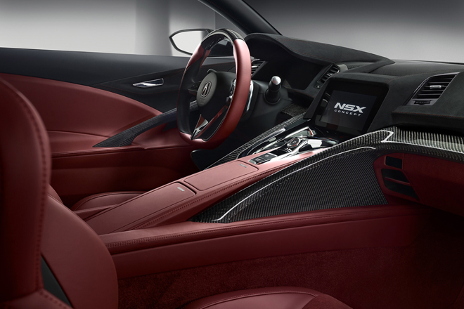 アキュラnsx インテリアを公開 Autocar Japan