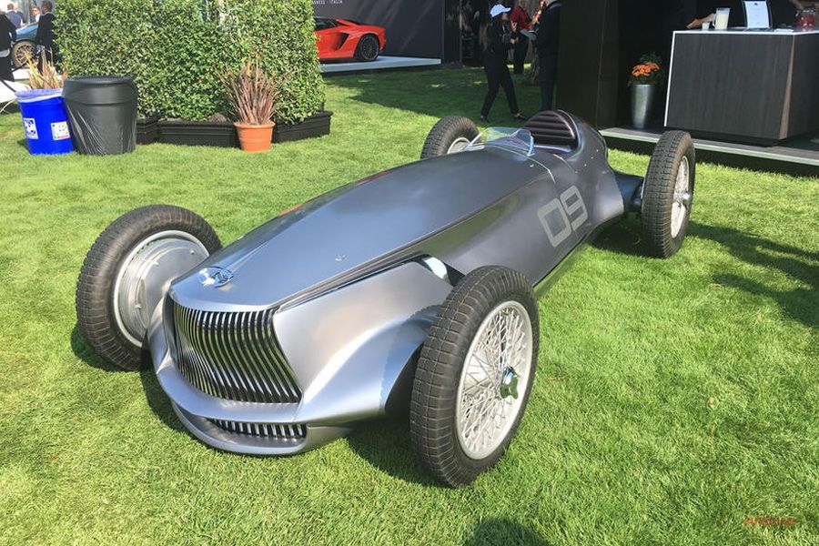 インフィニティ・プロトタイプ9　実車画像　左フロント