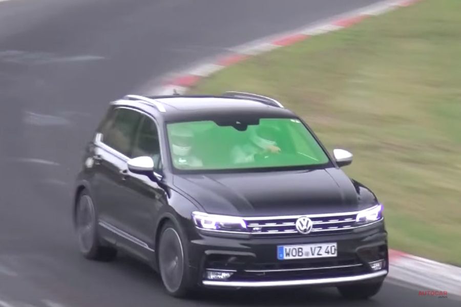 フォルクスワーゲン・ティグアンR　ニュルブルクリンク撮影のテスト車4