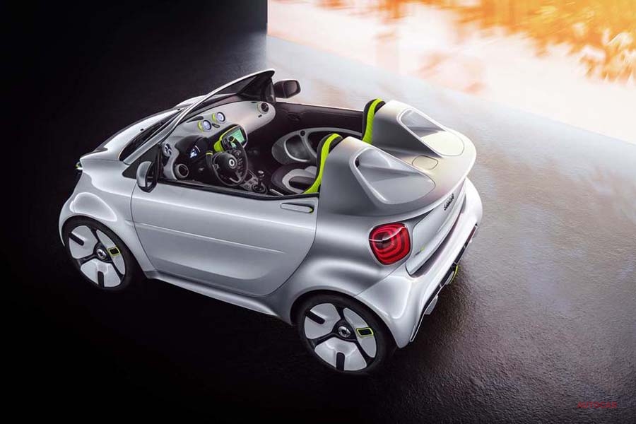 スマートevに2シーターオープン フォーイーズ コンセプト パリ発表へ ニュース Autocar Japan