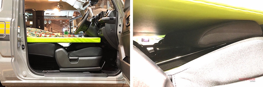 続報 スズキ ジムニー車中泊用フラットベッド 荷室に積めるの 重さは Autocar Japan