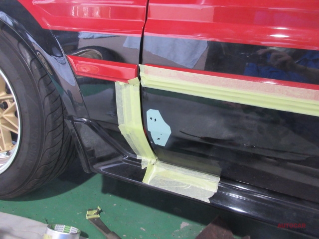 トヨタae86 助手席ドア下部のサビ 10万円以内でクルマを傷めずに補修 Autocar Japan
