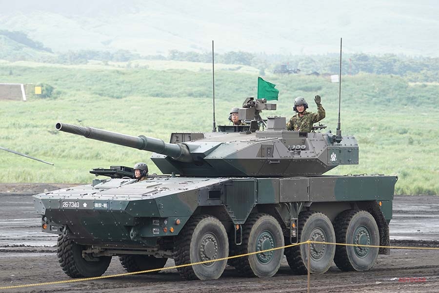 機動力が評価されている16式機動戦闘車。