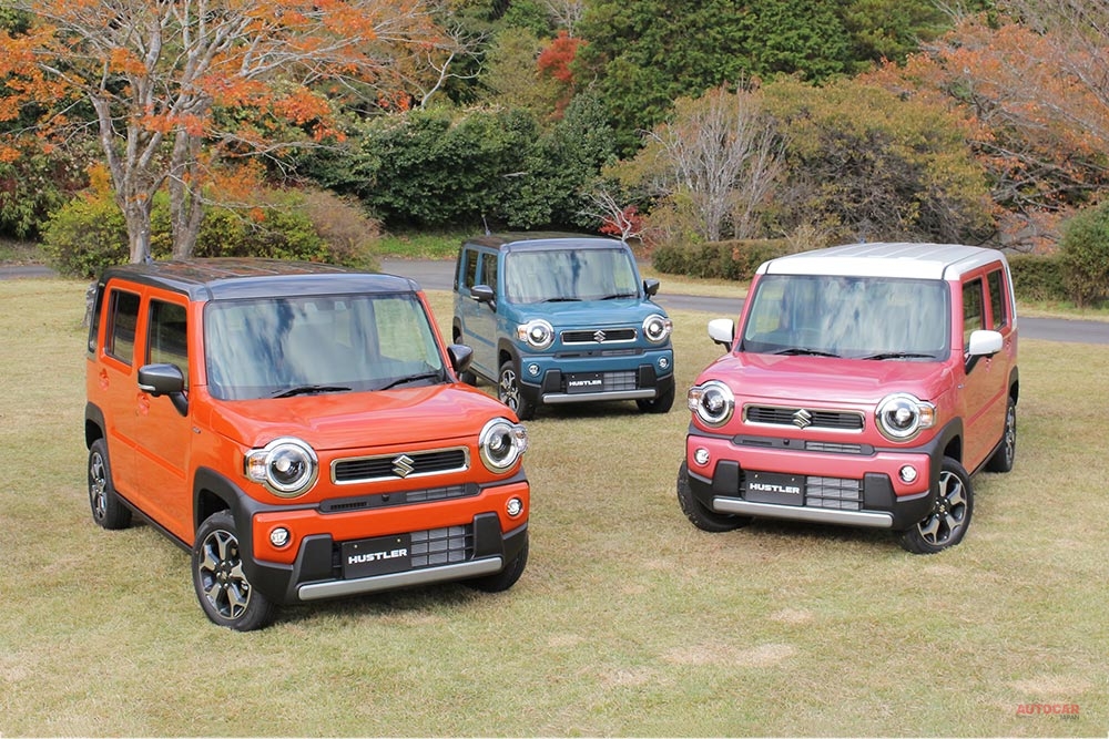 新型スズキ・ハスラー・ハイブリッドXターボ（4WD）