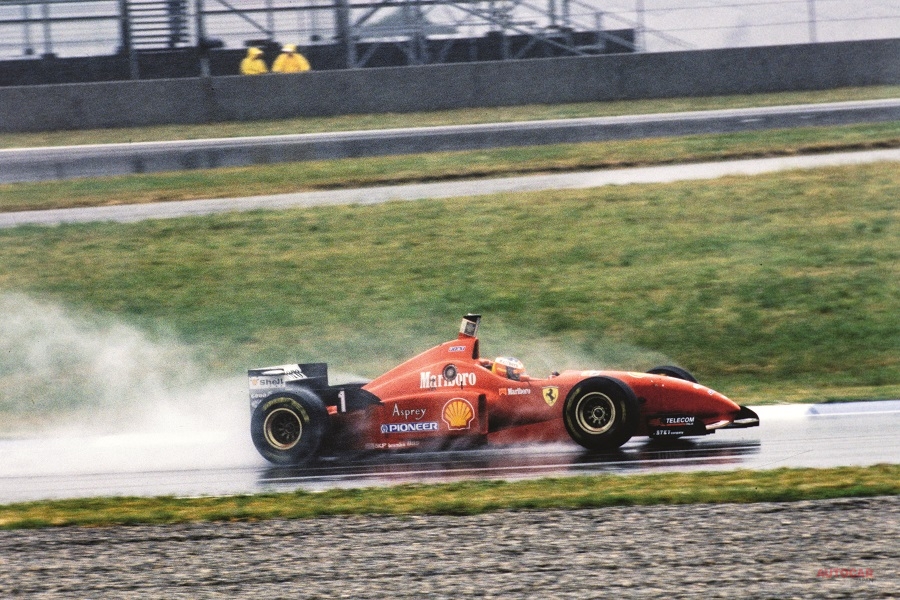 1996年のスペインGPがミハエル最高のレースだ。