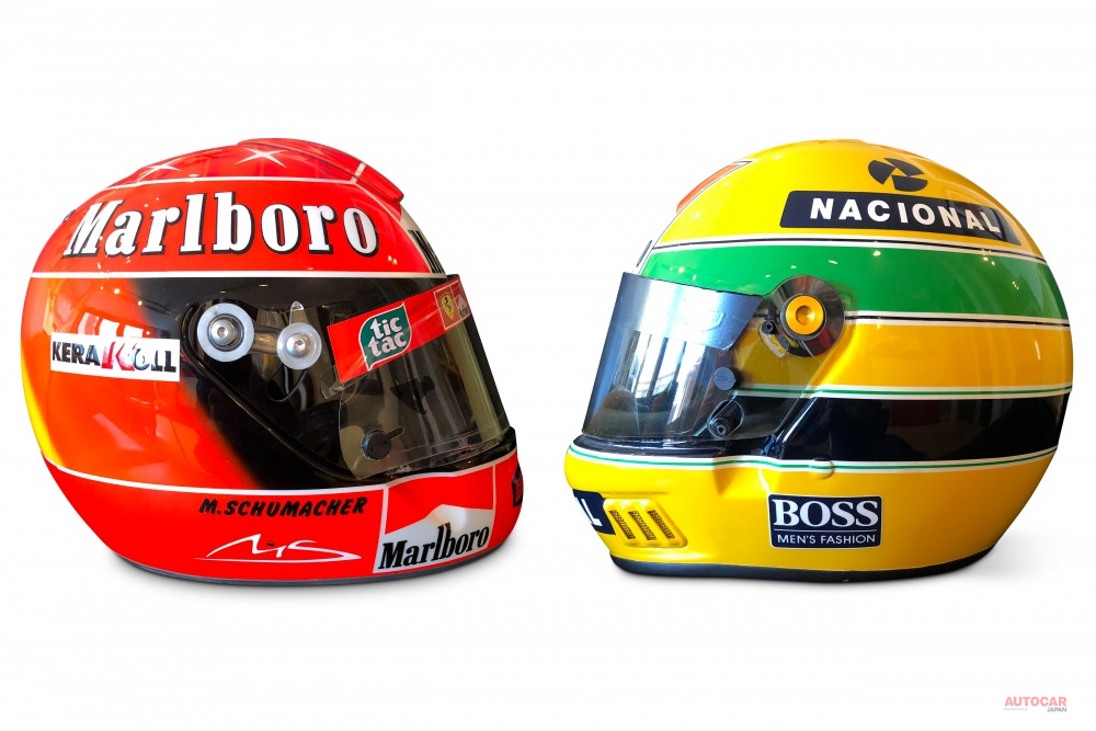 セナとシューマッハー F1のヘルメット 高いのはどちら Rmサザビーズ パリ オークション Autocar Japan