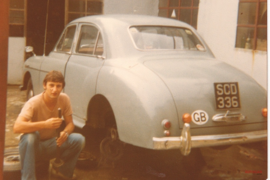 1975年のウーズレー4/44とスチュワート・ペイン