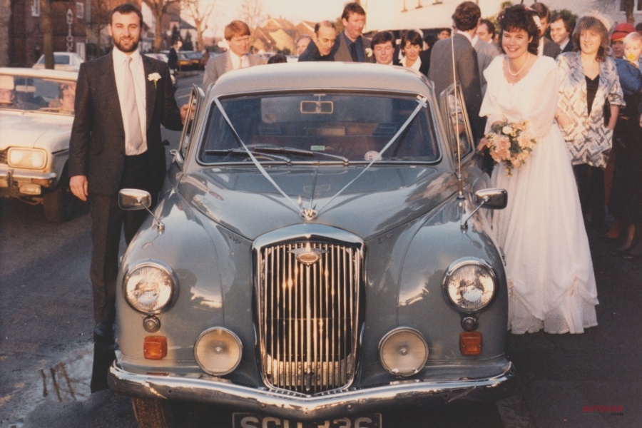 1985年の結婚式もウズウーズレー4/44とともに