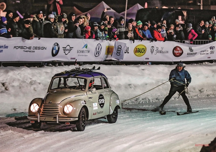 グッドウッド雪上版 Gpアイスレース あまりにも見事な非現実世界 ニュース Autocar Japan