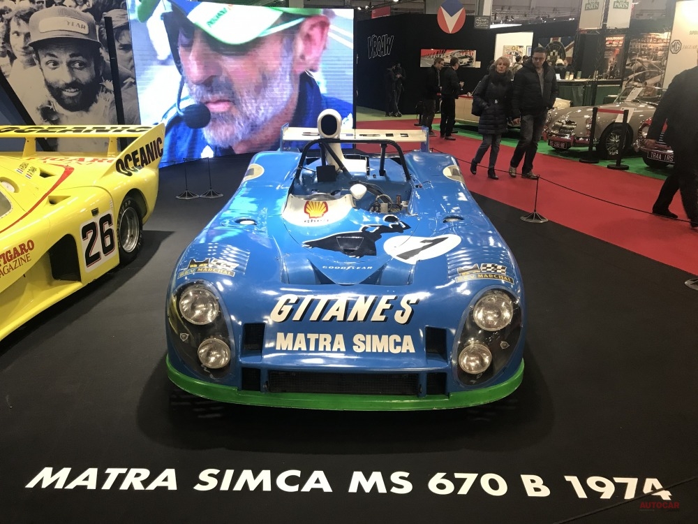ムッシュー・ル・マンと言えば、フランスでは1972年からマトラMS670を駆ってル・マン3連覇を果たしたアンリ・ペスカロロのことだ。これは1974年の優勝車。相棒は前年に続きジェラール・ラルースだった。