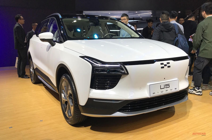 アイウェイズが中国や欧州で販売する電動SUV「U5」