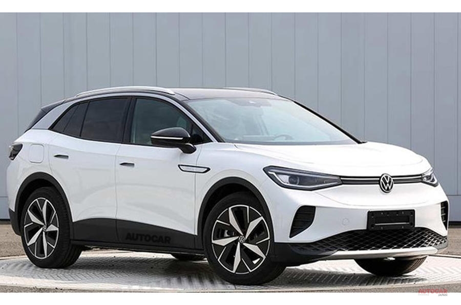 中国でリークした「フォルクスワーゲンID.4」と考えられる新型EV。