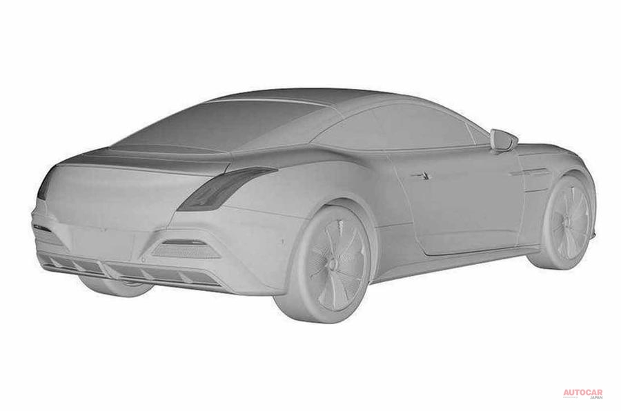 MGの新型EVスポーツカー　特許画像