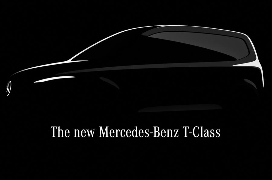 メルセデス・ベンツが公式発表した「Tクラス」の公式イメージ。