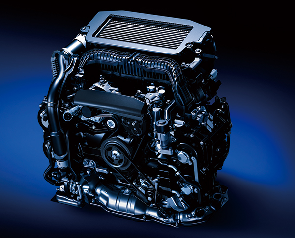 新型レヴォーグは、現在のところ1.8Lの直噴ターボエンジンのみの設定。