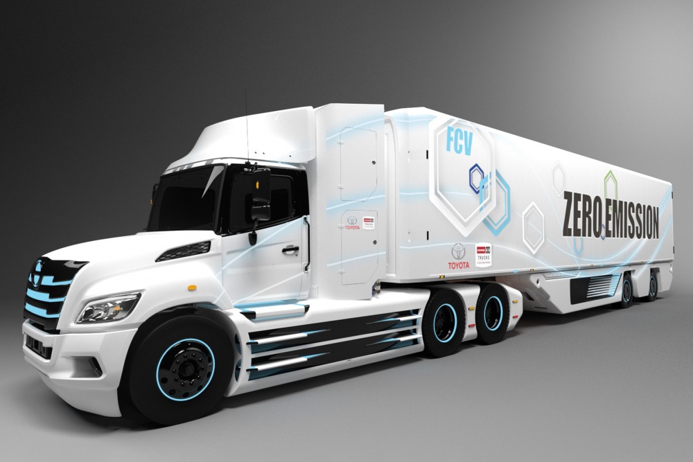 トヨタと日野、北米で燃料電池大型トラックを共同で開発。