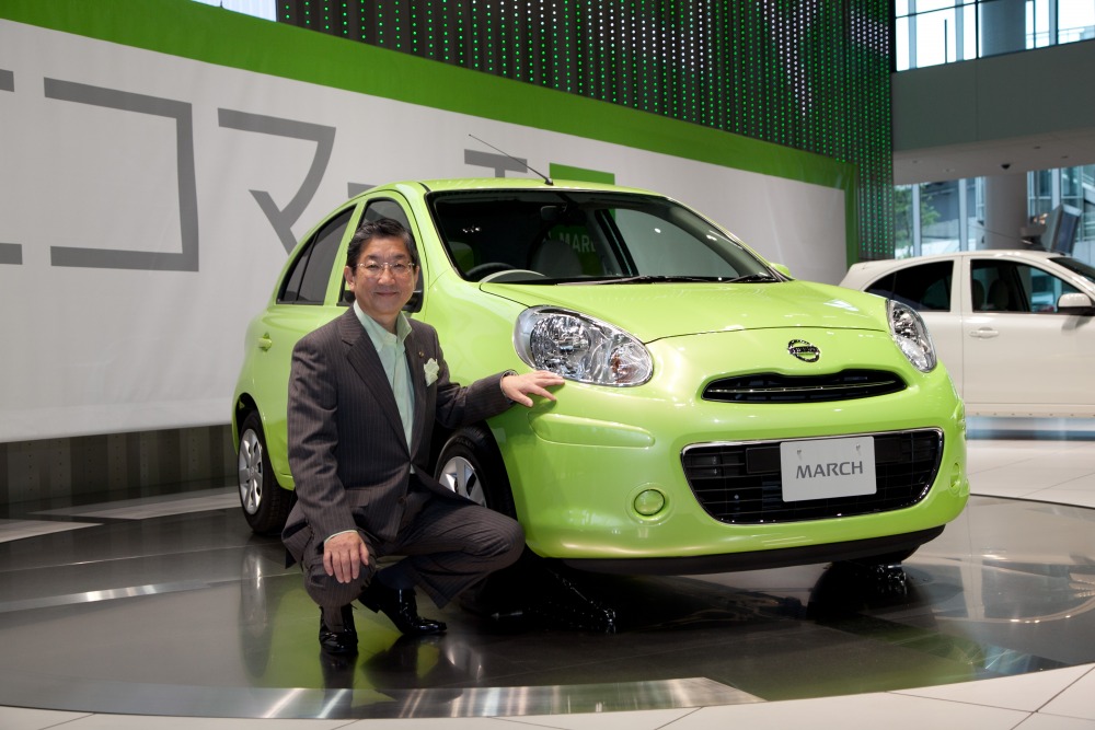 2010年にフルモデルチェンジした日産マーチ。
