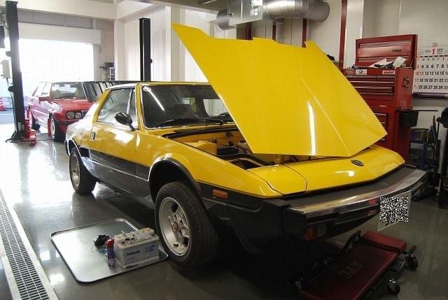 スペシャルショップベルトーネX1/9 車検整備/新車から/35年の歳月/コンディションもバッチリ