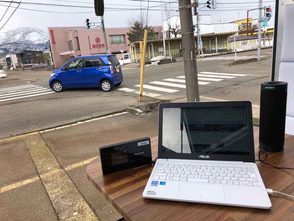 ダイハツ・ハイゼット(妙高市モバイルワークステーション実証試験)
