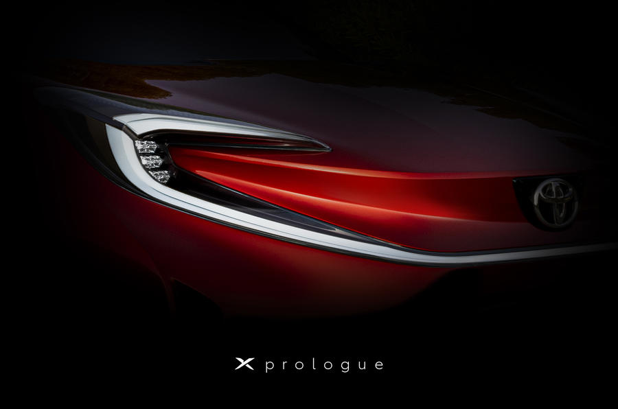 トヨタが公開した「X Prologue」のティーザー画像