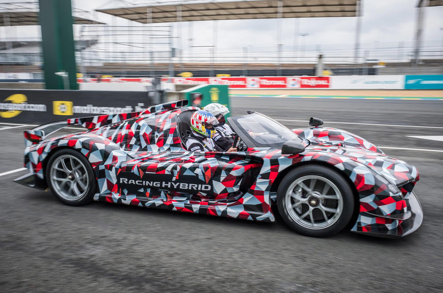 GRスーパースポーツが公開された際、デモ走行を行ったプロトタイプ