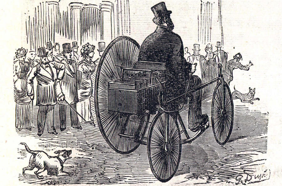 ギュスターヴ・トルヴェの電動三輪車（1881年）