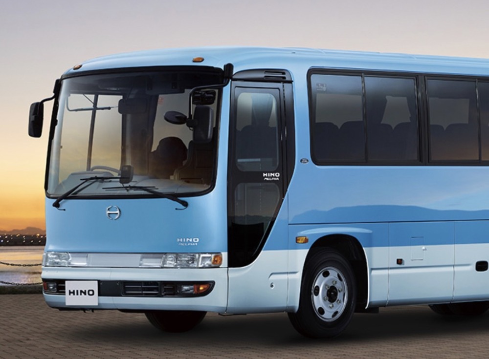 詳細は 日野 中型バス メルファ 一部改良 安全性能強化 Autocar Japan