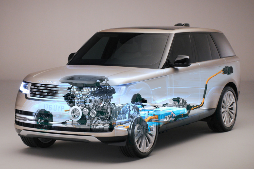 新型レンジローバーは、最新アーキテクチャーである完全新設計の「MLAフレックス（flexible Modular Longitudinal Architecture）」を採用する。