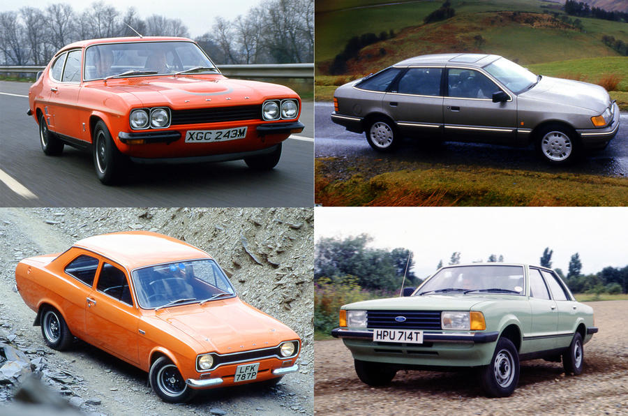 コルチナ、グラナダ、エスコートなどは欧州で人気を博したモデルだが、その車名はしばらく使われていない。