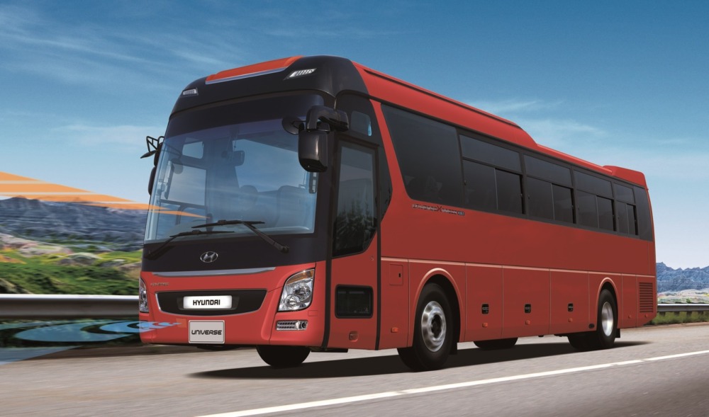 2009年2月に導入された大型バスのヒョンデ「ユニバース」