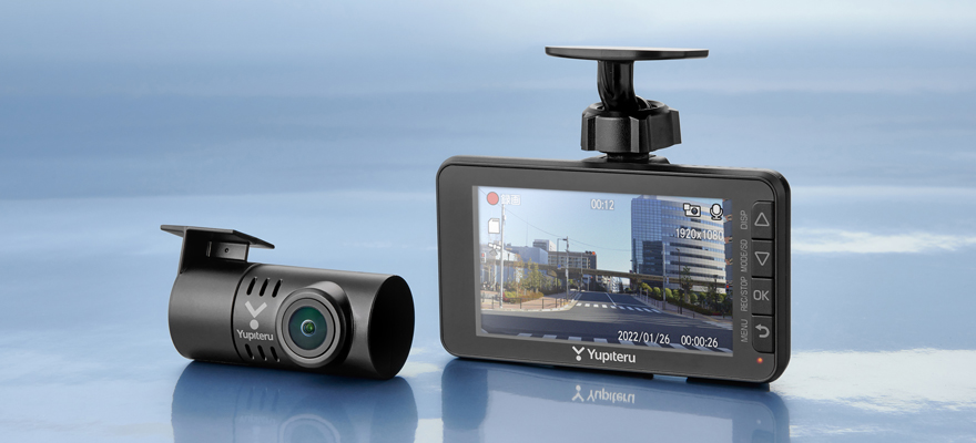 ユピテルは、前後2カメラドライブレコーダー「Y-230d」、「SN-TW85d」を販売