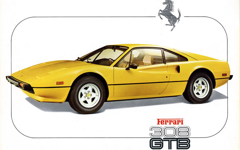 1975年：フェラーリ308GTB