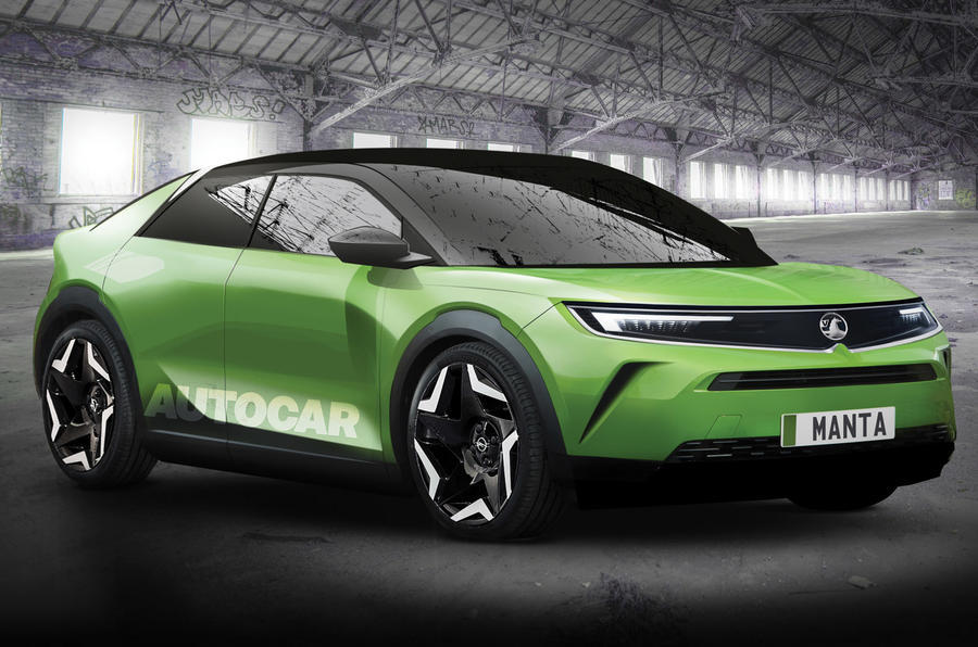 オペル/ヴォグゾールが開発中の新型電動SUVのレンダリング