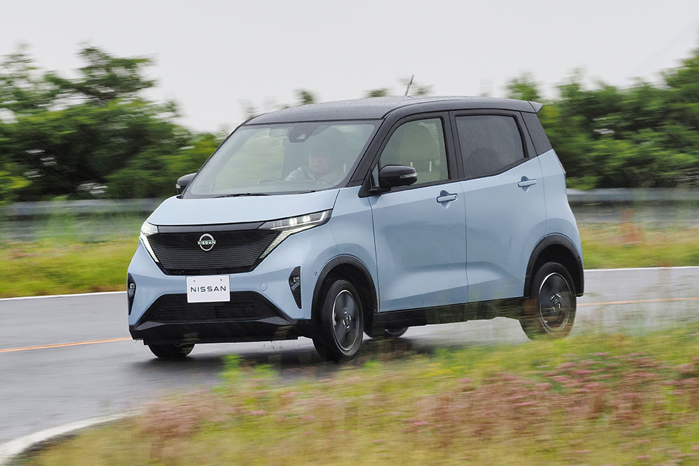 日産サクラ・プロトタイプ（実際に販売される車両とは仕様が異なります）