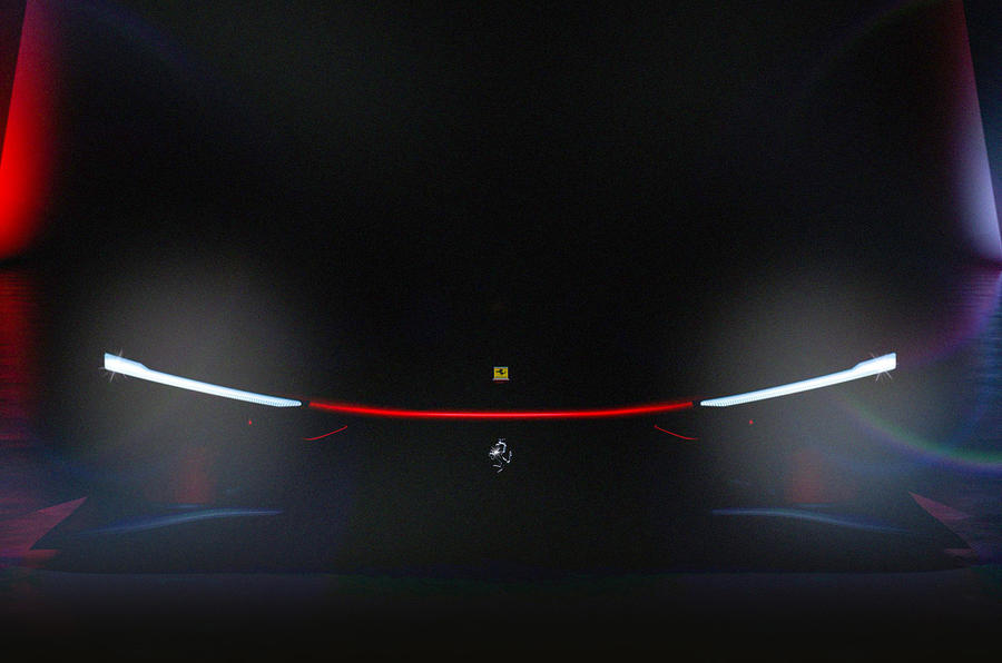 フェラーリが公開した新型ハイパーカーのティーザー画像