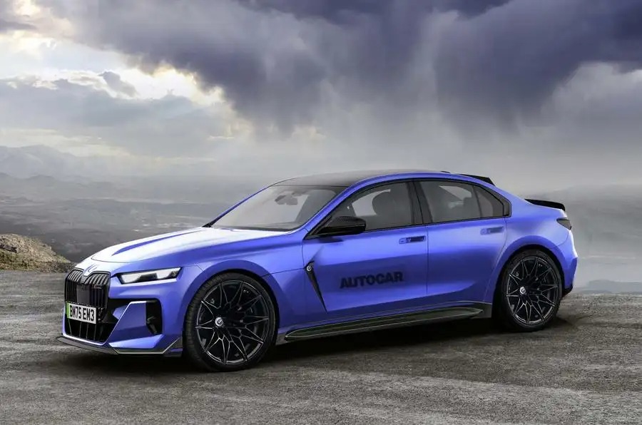 次期BMW M3は、前輪駆動、後輪駆動、全輪駆動に対応した新プラットフォームを採用する見込み。（画像は予想レンダリング）