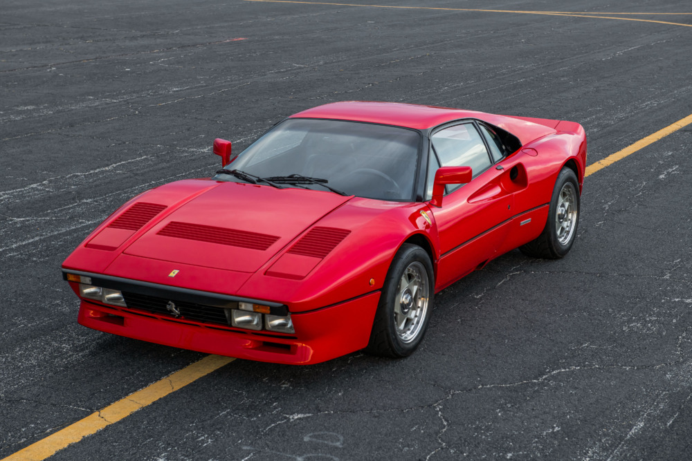 RMサザビーズ・モントレー・オークションに出品されたフェラーリ288GTO。走行1.5万kmの個体。