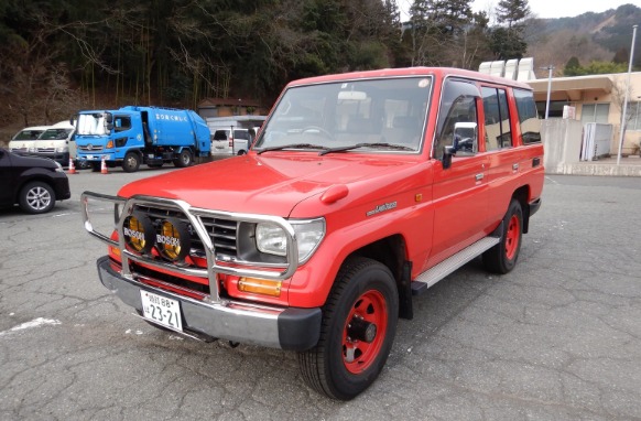 兵庫県美方郡香美町の出品したトヨタ・ランドクルーザー・プラド消防指揮車（1995年式）
