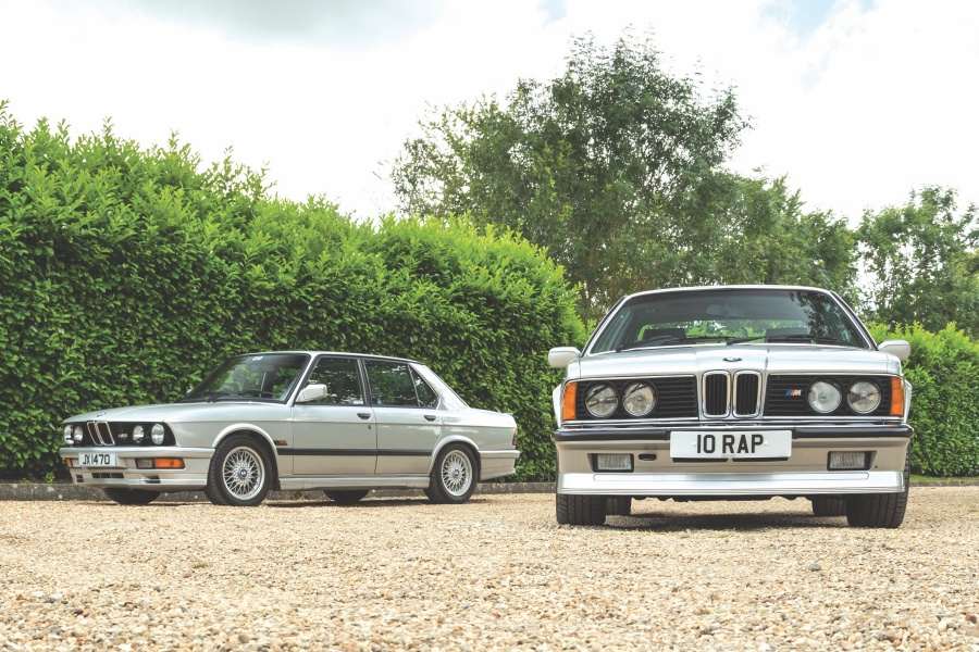BMW M635 CSi（E24型）とBMW M5（E28型）