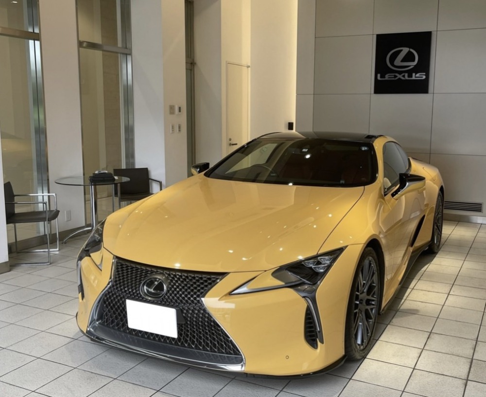 盗難被害の約1か月前に納車されたブッタさんのレクサスLC。