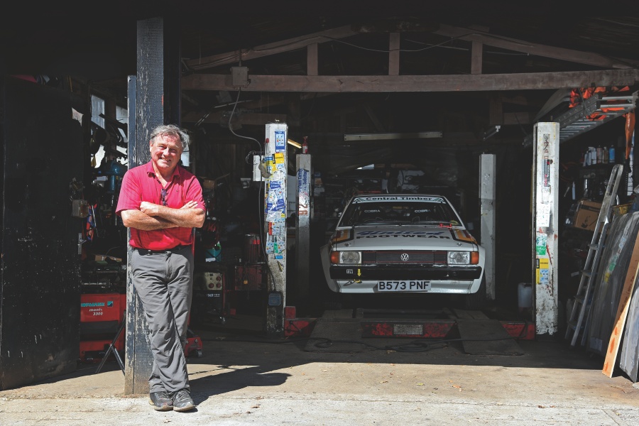 ツインエンジンのフォルクスワーゲン・シロッコ GTIと、制作したオーナー、キム・マザー氏