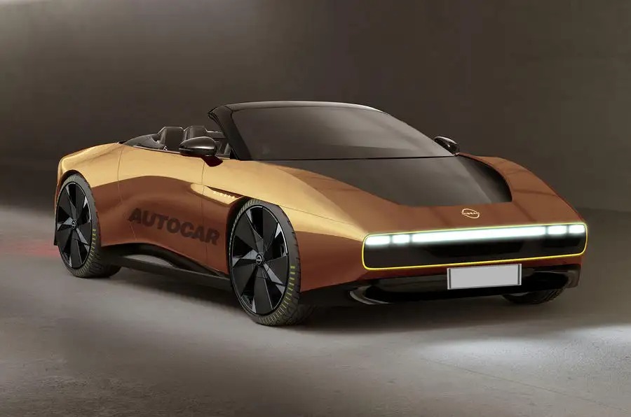 2021年の「マックスアウト」をベースとした電動スポーツカーの登場か。（画像は予想レンダリングCG）