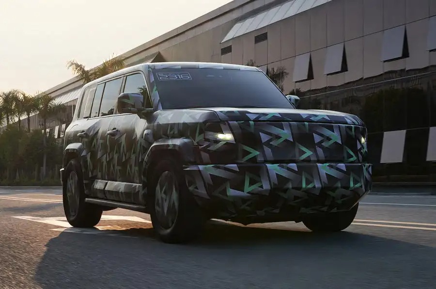 BYDが公開した新型SUVのプロトタイプ