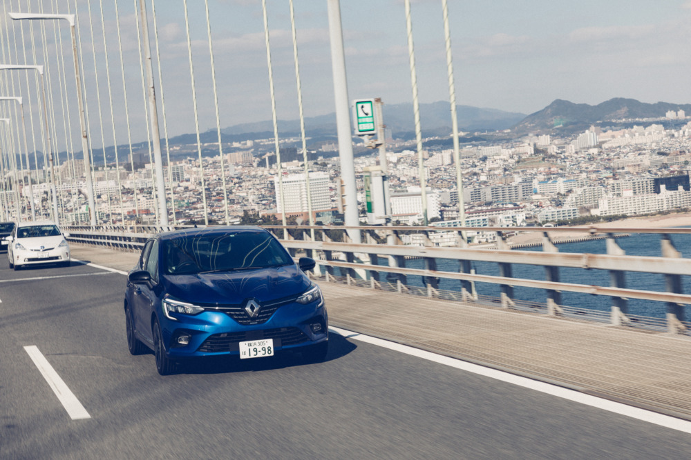 1名乗車でエアコンオフ。燃費を伸ばすことを優先し、松山を目指して走った。