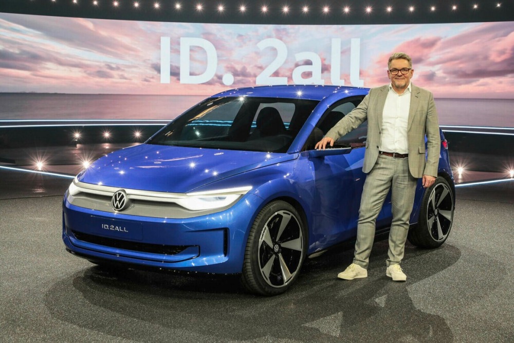 VWは「ID2.allコンセプト」で小型EVのデザインの方向性を示した。