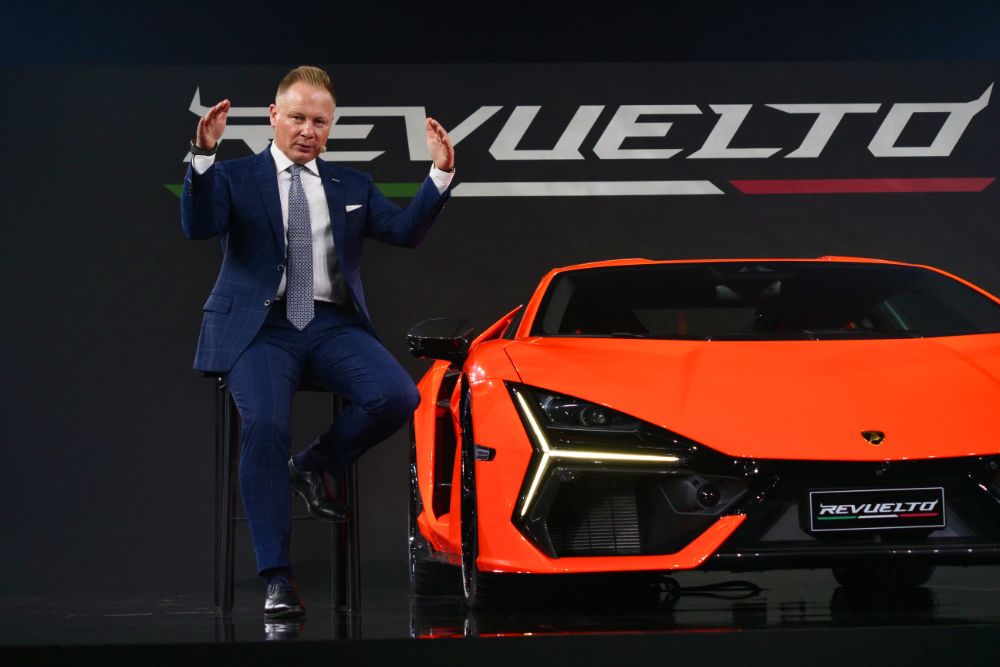 6月6日。レヴエルト日本披露のために来日したデザイン部門のトップ、ミィティア・ボルケルト氏。