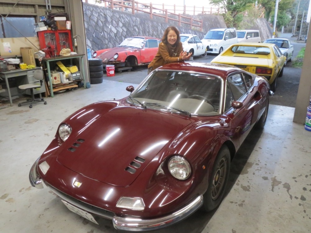 「京33」ナンバーのディーノのオーナーでもある。スーパーカー歴47年!