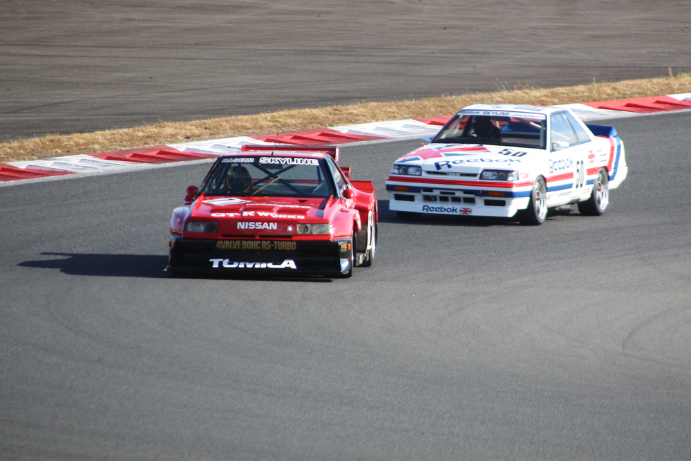 今年のテーマはレーシングDNA。日本のモータースポーツを牽引したマシンがFSWを走り抜けた。