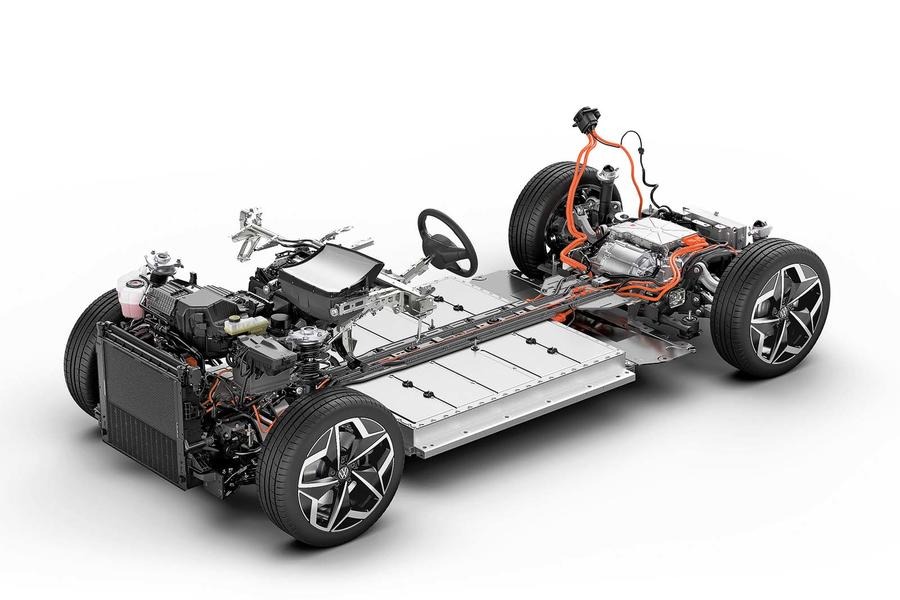 VWは、ウクライナ製の熱伝導ペーストをEV用バッテリーの温度管理に使っている。